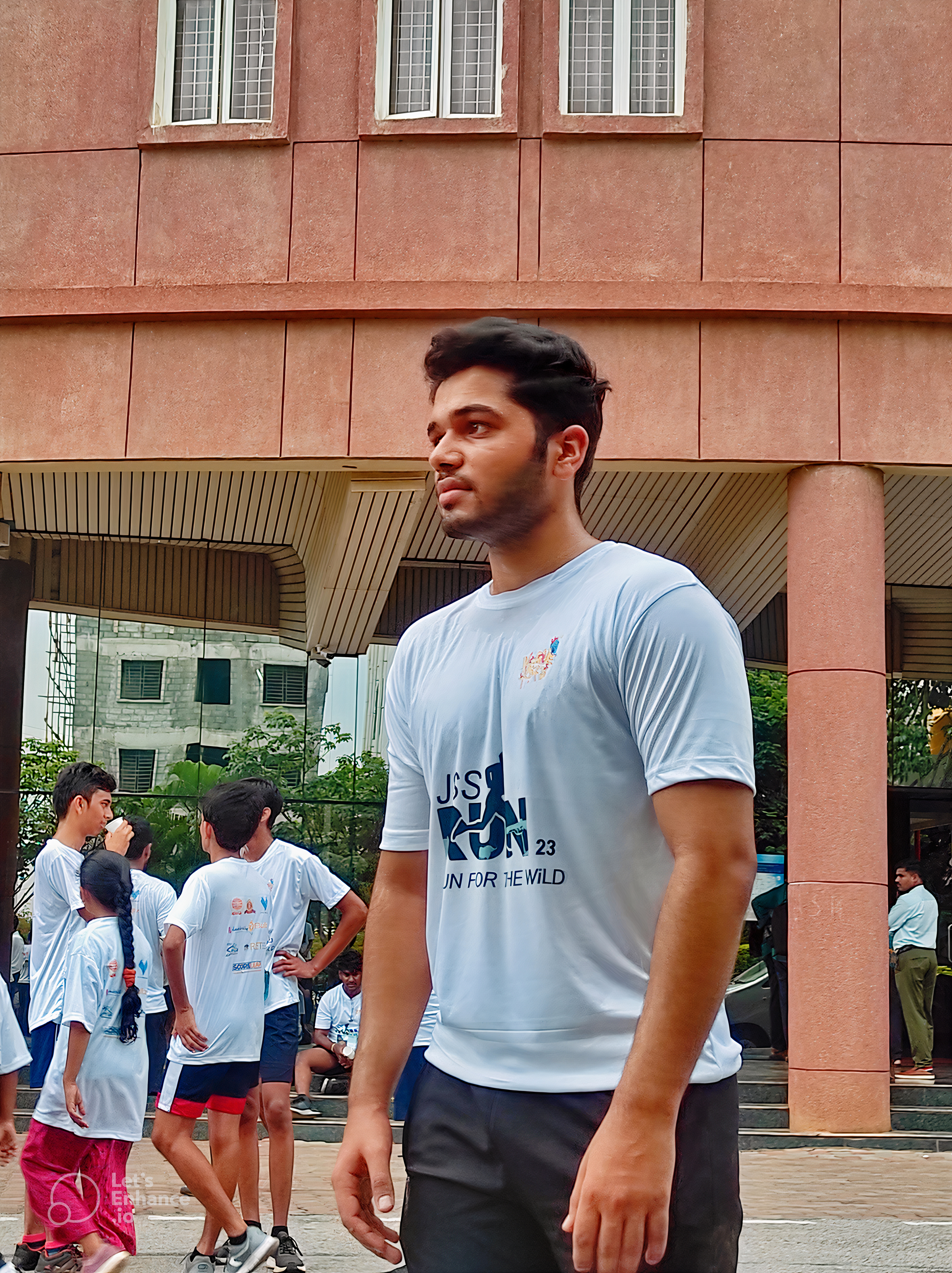 Participating in the 2023 JSS Run event.